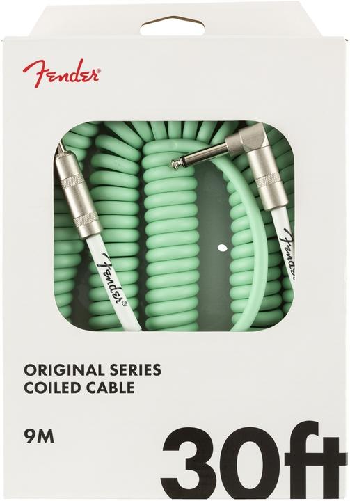 Actual product image Fender Cable Original Coil 9m surf green (9 m)