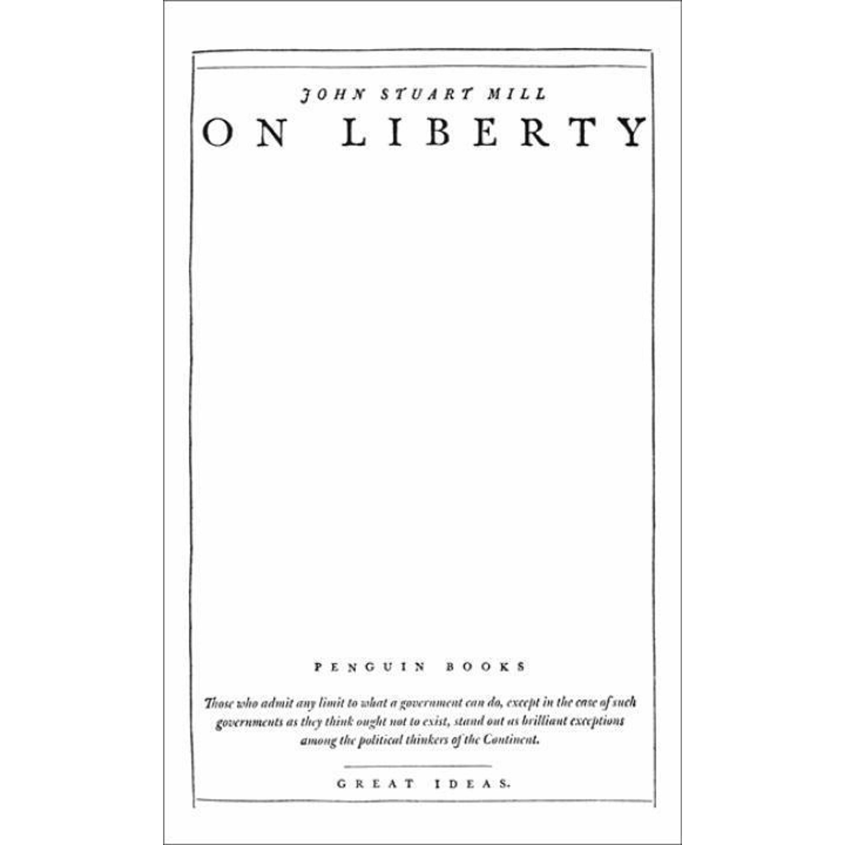 On Liberty, Sachbücher von John Stuart Mill