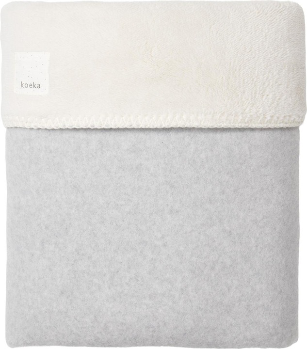 Actual product image Koeka Kids Blanket Plush Denver soft grey (100 x 150 cm)