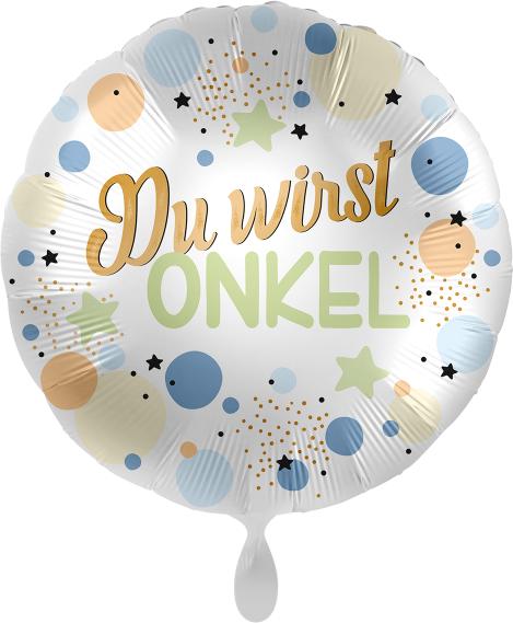 Actual product image Premioloon Foil balloon you're going to be an uncle - empty
