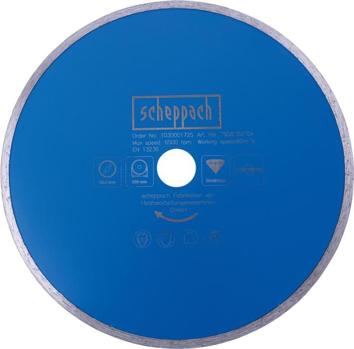 Scheppach Diamant-Trennscheibe Ø 230 x 25,4 mm