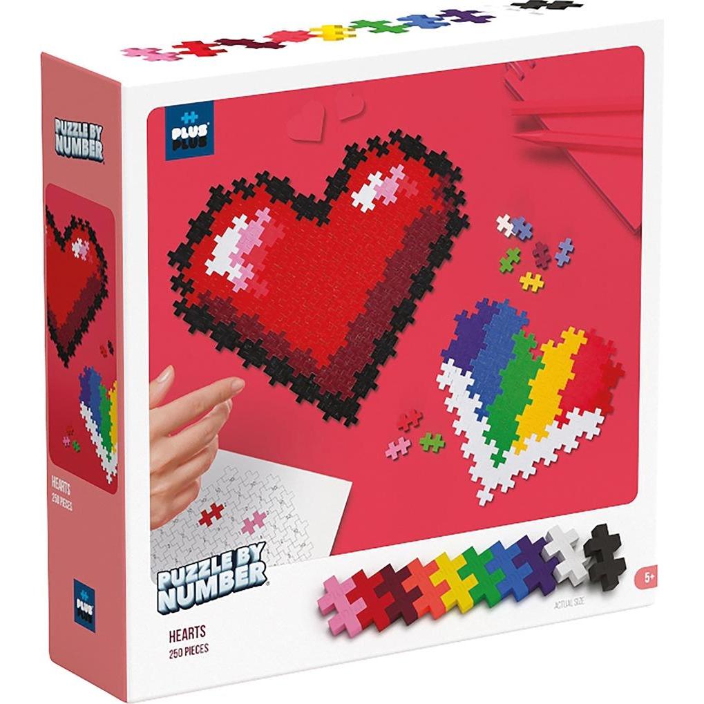 Plus-Plus Kreativ Bausteine Puzzle Herz (250 Teile)