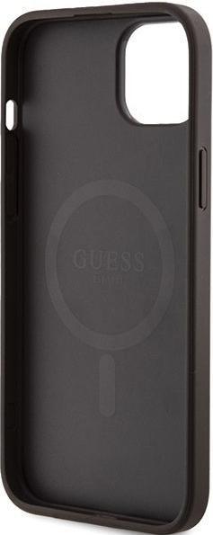 Produktbild Guess GUHMP14SG4GFRW iPhone 14 / 15 / 13 6.1" brązowy/brown hardcase 4G Collection Leather Metal Log (Apple iPhone 14)
