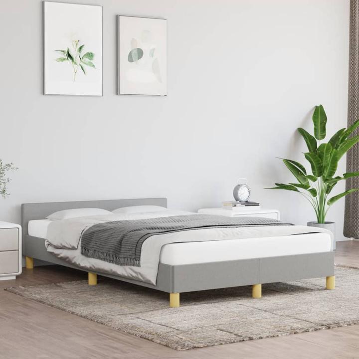 Image du produit vidaXL Bettgestell mit Kopfteil (120 x 200 cm)