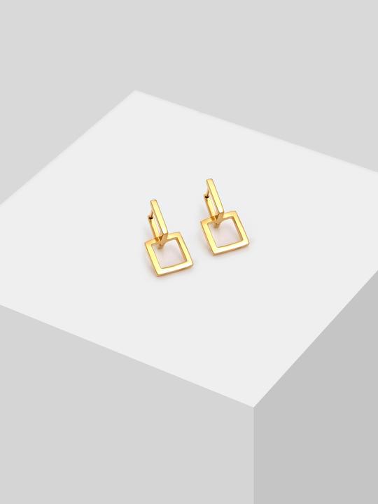 Immagine prodotto Elli Creolen Eckig Geo Design (Argento)