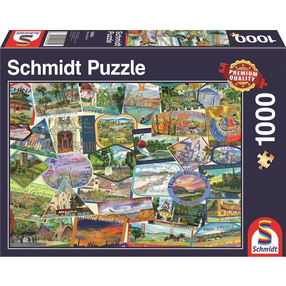 Thumbnail - Schmidt Spiele Reise Sticker (1000 Teile)