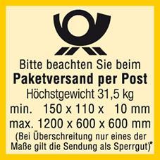Etichetta energetica Transpak Scatola di cartone Trans-pak 1 ondulata 200 x 130 x 150 mm 1.1B (50 x)