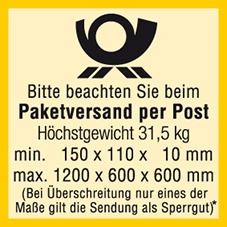 Energie-Label Transpak Trans-pak Karton 1 wellig 200 x 130 x 150 mm 1.1B (50 x)