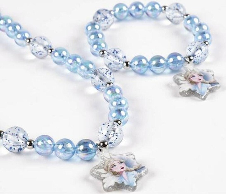 Produktbild Disney Frozen Halskette und Armbänder Set 2 Stücke Blau