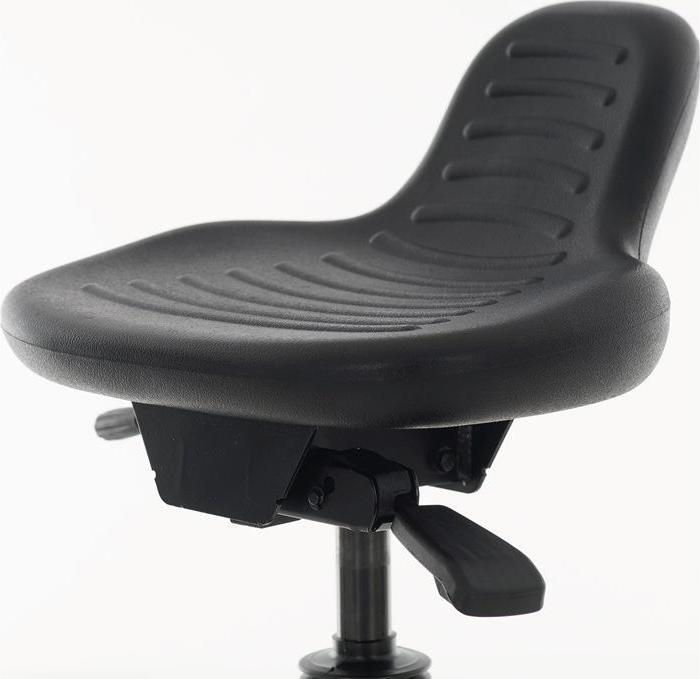 Image du produit Lotz Tabouret pivotant Roulettes Mousse PU Réglage de l'inclinaison 7 ° Réglage de la hauteur d'assise (45 - 64 cm)