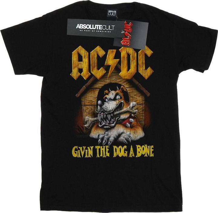 Produktbild AC/DC Give The Dog A Bone Baumwolle Boyfriend TShirt (S)