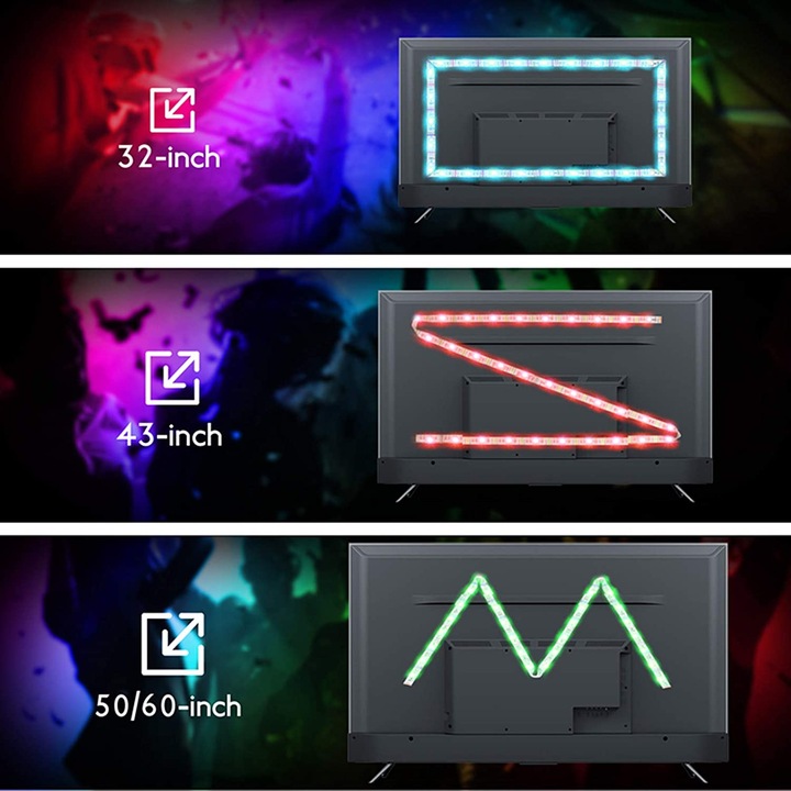 Produktbild Lumina Swiss LED Strip TV Ambi (Mehrfarbig, 200 cm, Indoor)