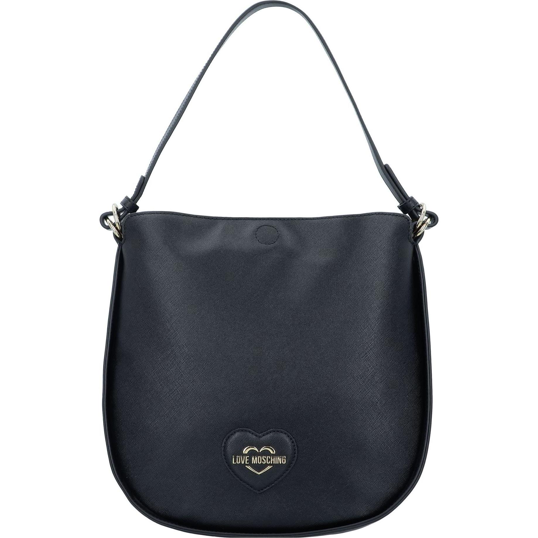 Love Moschino, Handtasche, Sweet Heart Schultertasche 30 cm, Schwarz