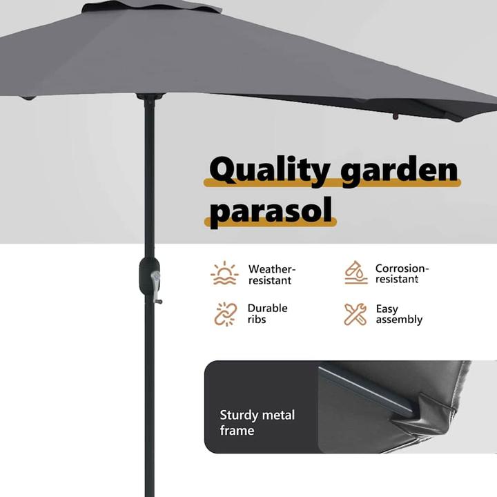 Actual product image vidaXL Garten-Sonnenschirm (1.50 m)