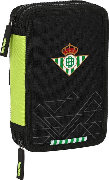 Actual product image Real Betis Balompié Double spring bag black neon green 12.5 x 19.5 x 4 cm (28 pieces)