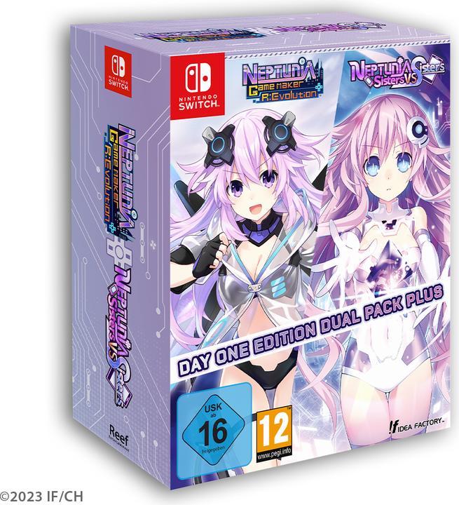 Produktbild Idea Factory Neptunia Double Pack Plus D1 SWITCH UK Neptunia Game Maker R:Evolution / Neptunia: Sisters VS Si (Switch, Switch Lite, Switch OLED)