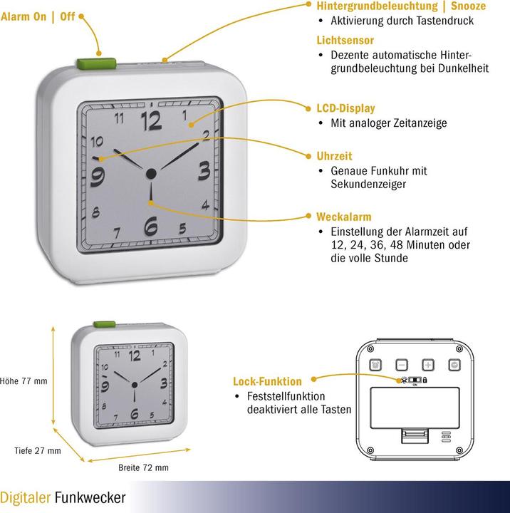 Produktbild TFA Funk-Wecker