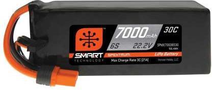 Actual product image Spektrum LiPo Battery 7000mah 6S 22.2V Smart LiPo 30C, iC5 (22.20 V, 7000 mAh)
