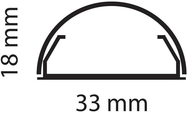 Image du produit Multibrackets Conduit de câbles universel (Conduit, 110 cm)
