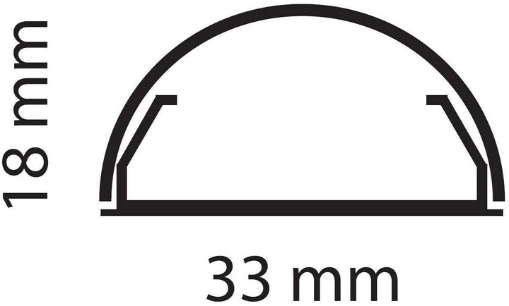 Produktbild Multibrackets Aluminium Kabelkanäle (Kabelkanal, 110 cm)