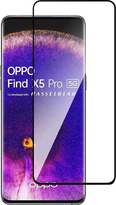 Actual product image Screenguard Oppo Find X5 Pro Full Screen Protective Glass Film 2.5D 9H (1 pcs., Oppo Find X5 Pro)