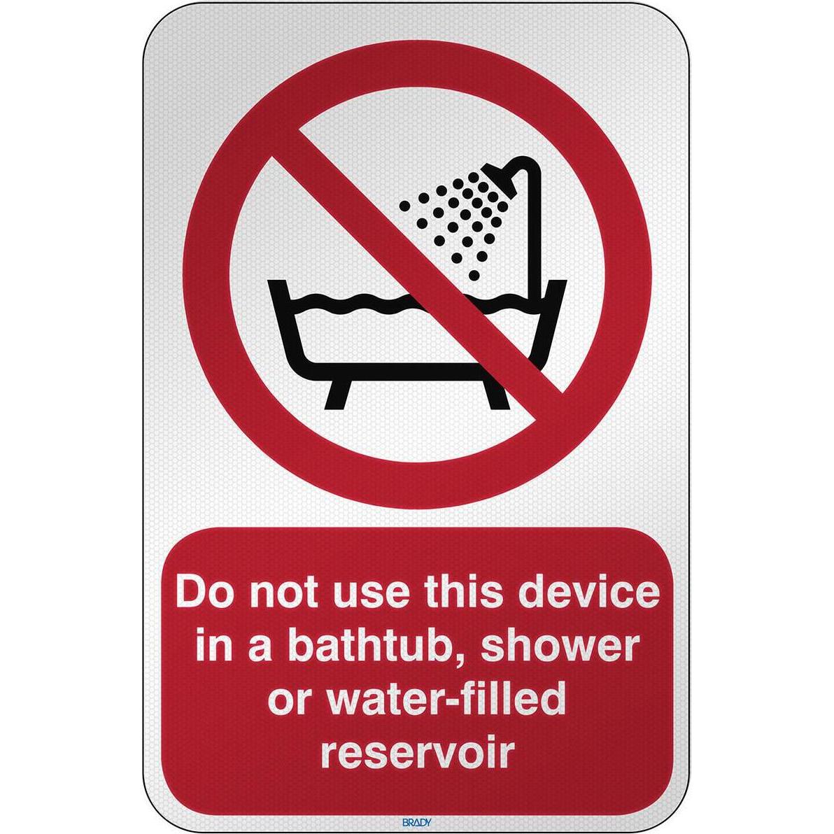 Brady, Sicherheitskennzeichnung, ISO Safety Sign - Do not use