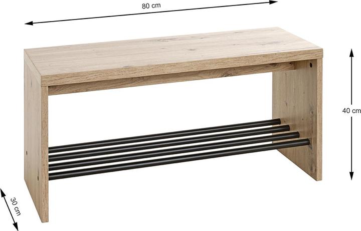 Image du produit HAKU Möbel Kade (80 x 40 x 30 cm)