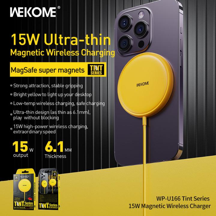 Actual product image Wekome Inductive charger from the Tint series - MagSafe 15 W (15 W)