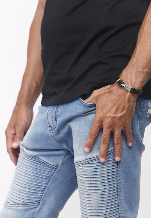 Immagine prodotto Kuzzoi Gancio (19 cm, Argento 925, Cuoio)