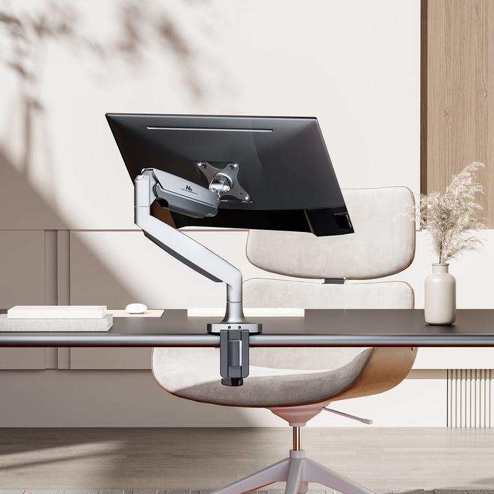 Produktbild Maclean Monitor Mount Double Arm Gas Spring 17 -45 16 kg MC-969 (Tisch, 45", 16 kg)