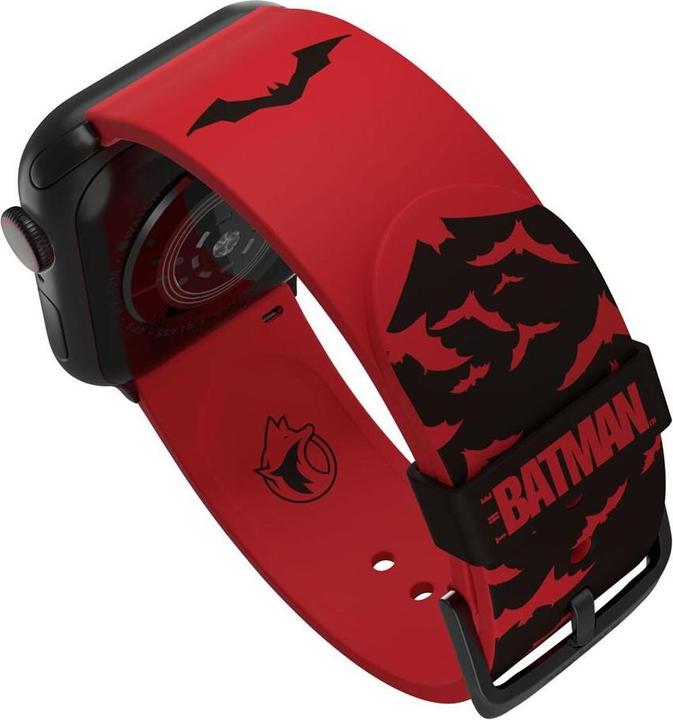 Actual product image Moby Fox Bracelet Smartwatch The Batman Red Justice 22 mm (22 mm, Silicone, Stainless steel)