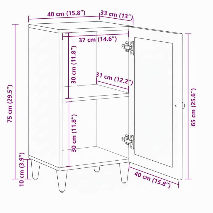 Actual product image vidaXL Sideboard (33 x 40 x 75 cm)
