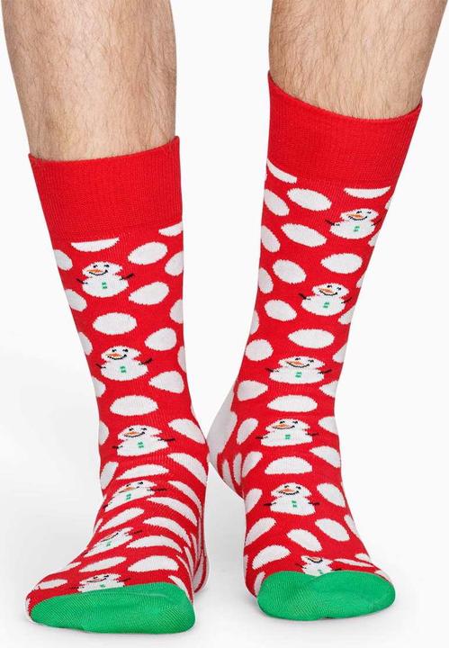 Actual product image Happy Socks Big Dot Snowman (Single pack, 36 - 40)