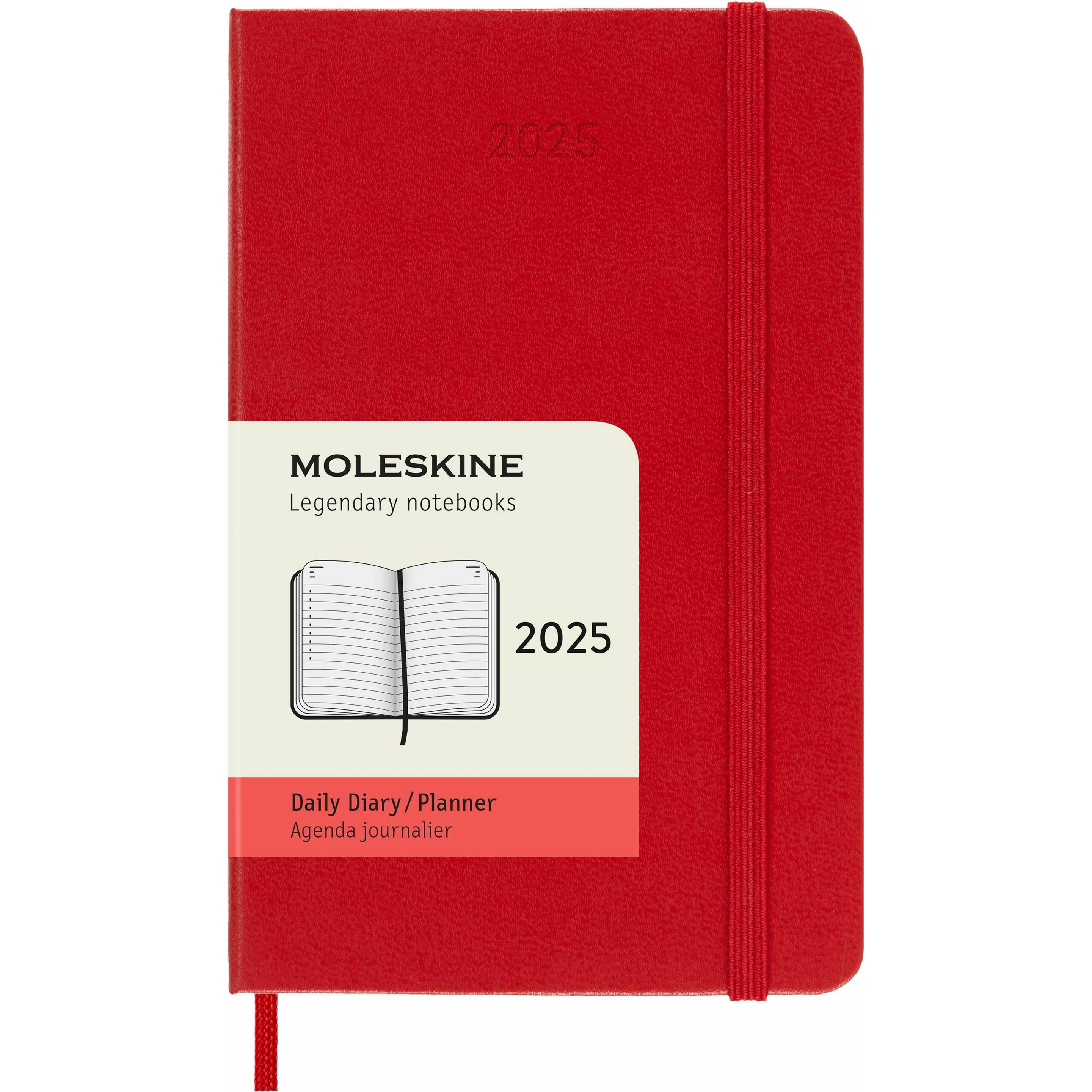Moleskine, Agenda, Tageskalender (Pocket, A6, Englisch)
