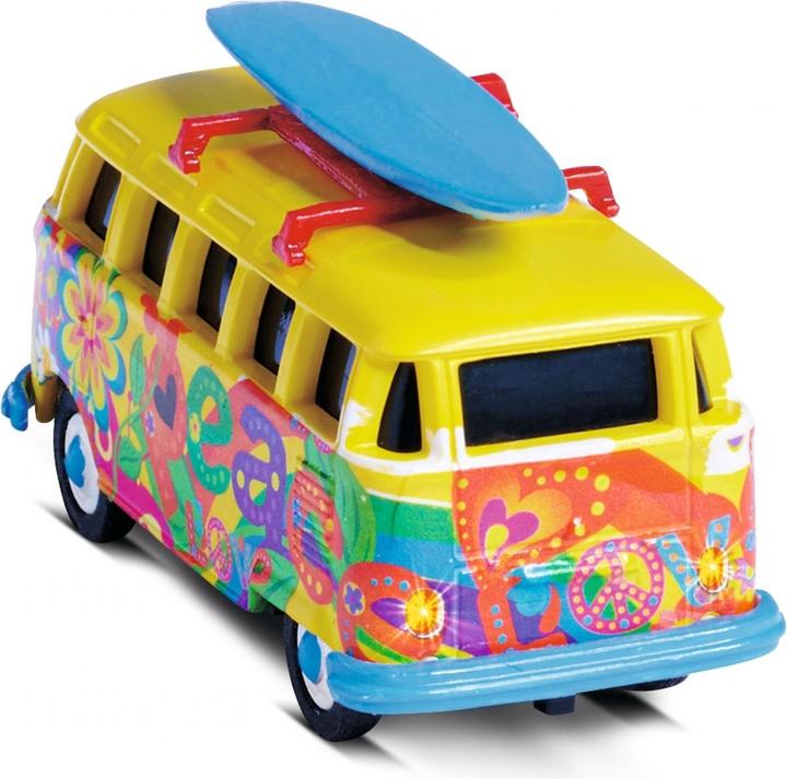 Produktbild Carson Modellsport 1:87 VW T1 Bus Flower Power 100% RTR 1:87 RC Einsteiger Mo (RTR Ready-to-Run)