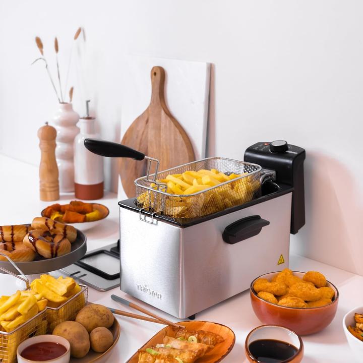 Image du produit Tristar FR-6947 Deep Fryer PRO, Noir/acier inoxydable (Prise UE)