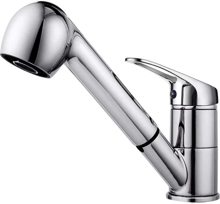 Immagine prodotto Hermex Rubinetto della cucina Rubinetto dell'acqua con doccetta estraibile Rubinetto del miscelatore