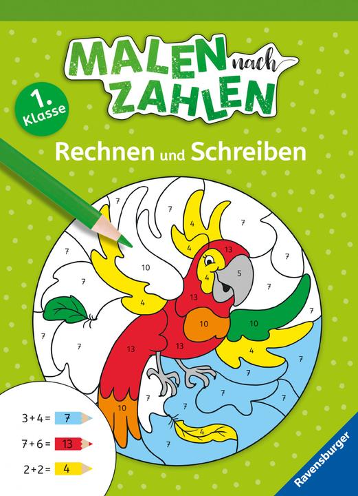 Ravensburger Dipingere con i numeri, 1° grado: aritmetica e scrittura