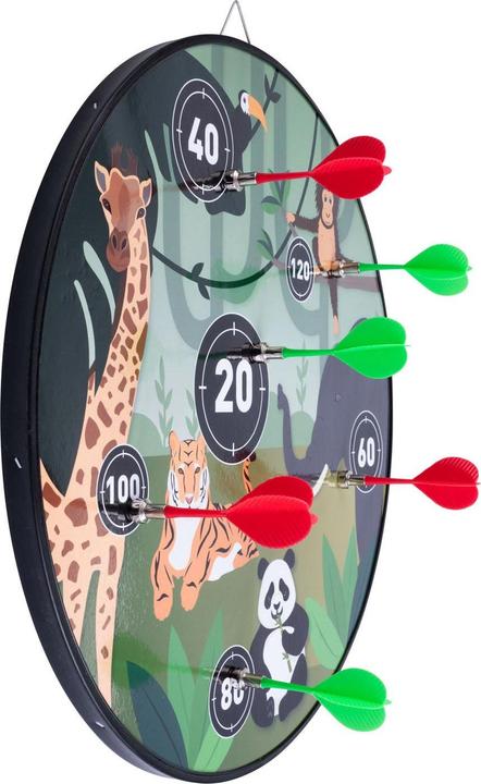 Actual product image Longfield Darts Magnetic Dartboard Double Sided Animals