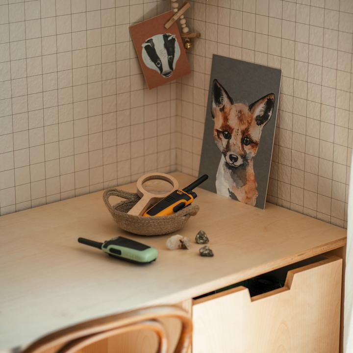 Actual product image Kidywolf Walkie-talkies with torch green/orange (6 km)