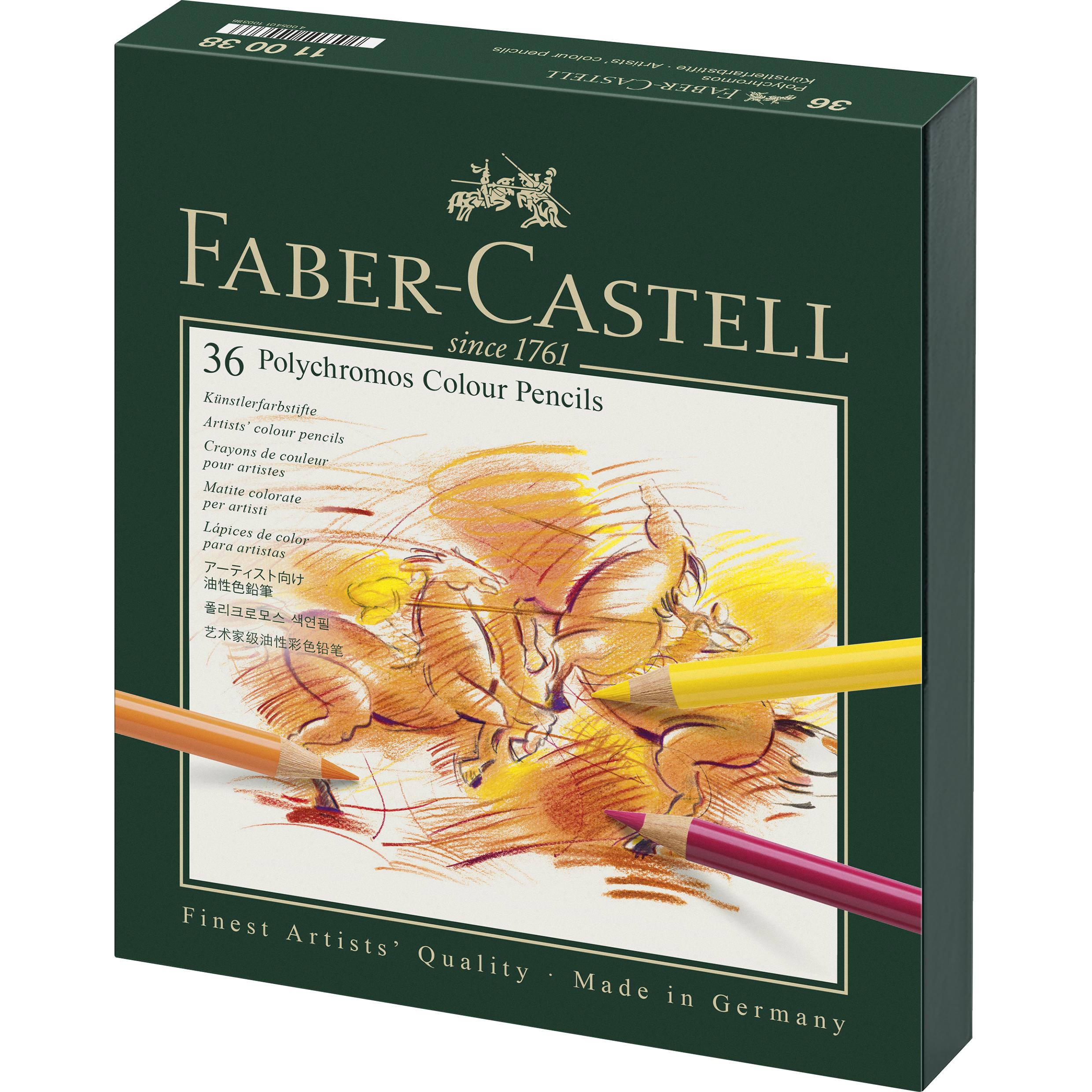 Faber-Castell, Malstifte, Polychromos (Mehrfarbig, 36 x)
