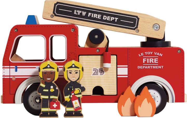 Le Toy Van Fire department car set