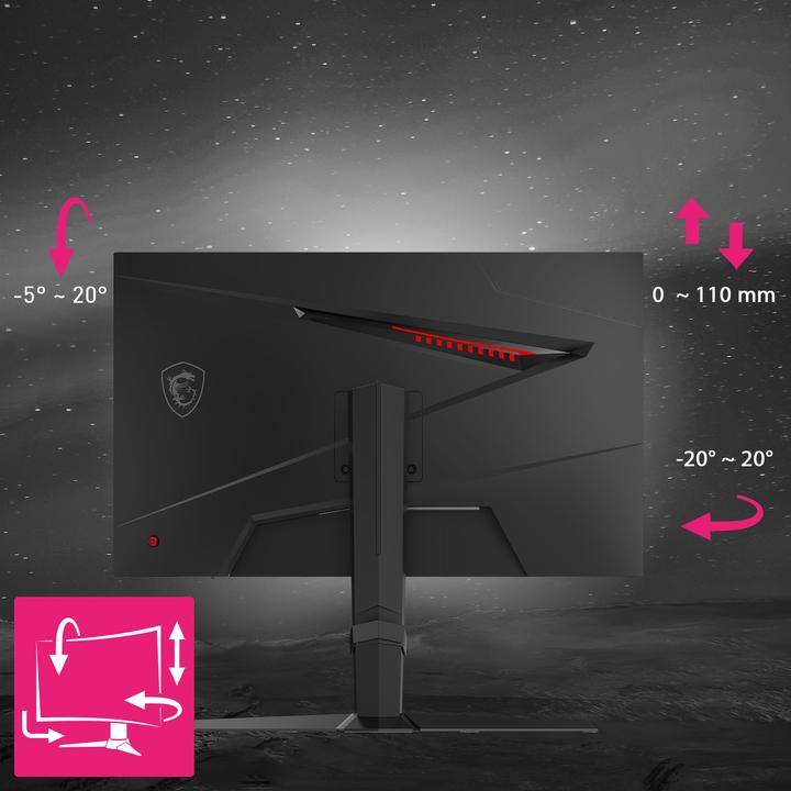 Image du produit MSI MPG 275CQRXFDE (2560 x 1440 pixels, 27")