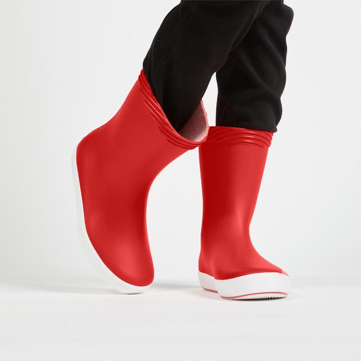 Image du produit Tribord Botte de pluie pour la voile Enfant - 100 rouge (33)
