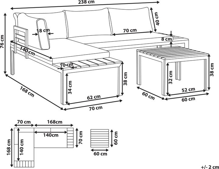 Produktbild Beliani Pienza