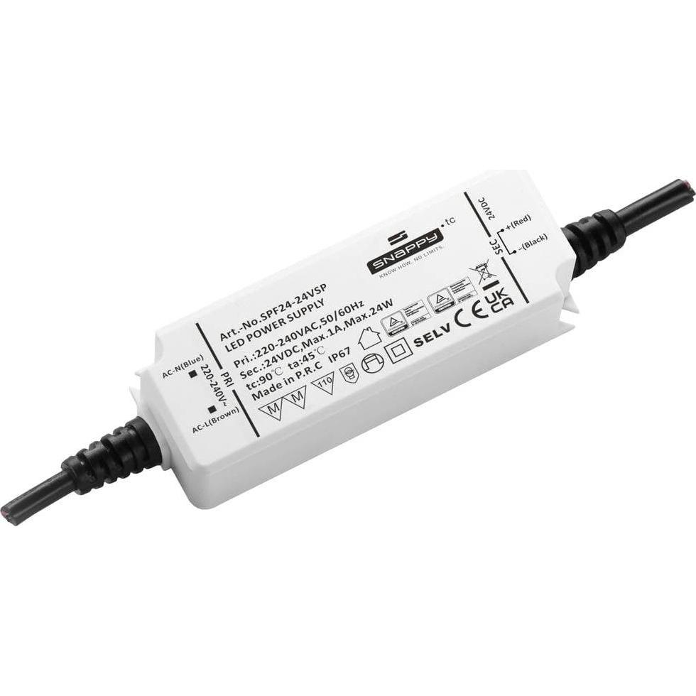Dehner Elektronik, Zubehör Beleuchtung, SPF 24-12VSP LED-Trafo, LED-Treiber Konstantspannung 24 W 2 A