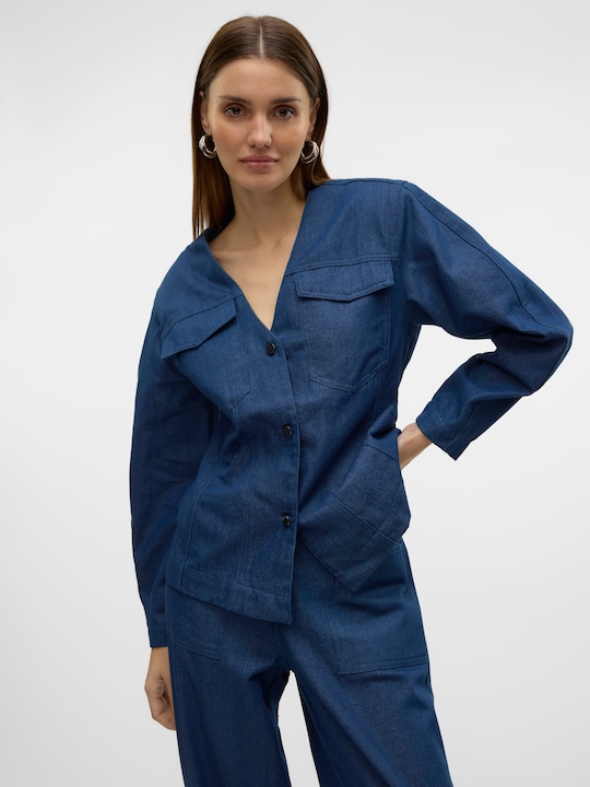 Actual product image Vero Moda VMCARLA Hemd Hemdjacke (L)