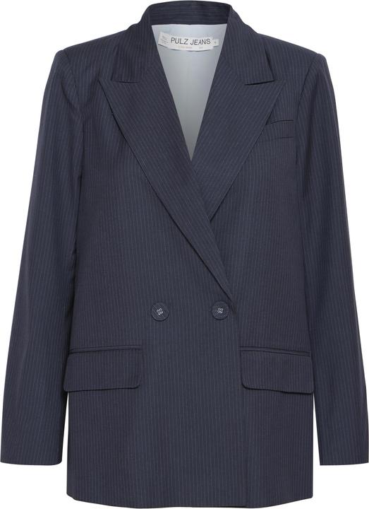 dark sapphire pin striped