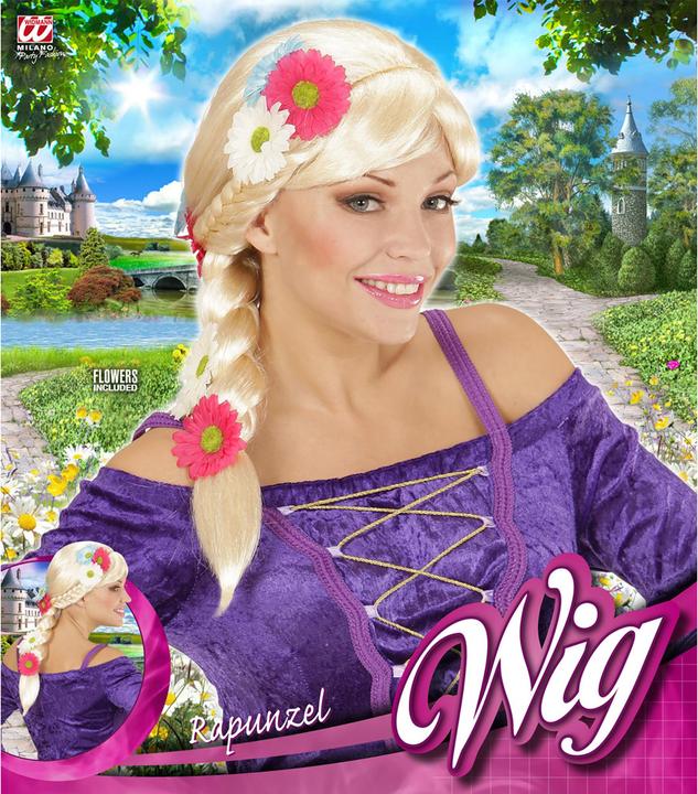 Produktbild Widmann Perücke Rapunzel Mit Blumen in Box