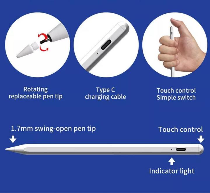 Image du produit PhoneLook Stylet stylo smart pen Bluetooth touch pencil pour iPad modèle à partir de 2018